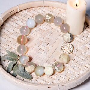 12mm Beautiful Flower Agate Bracelet 💕